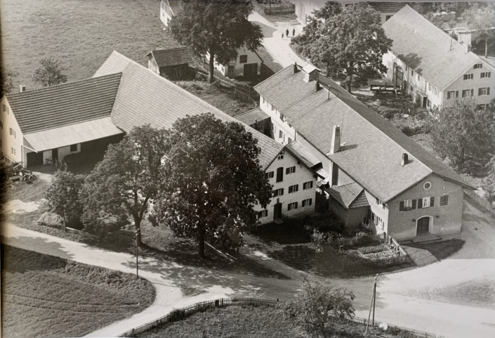 Anwesen Familie Kaiser u. Gemeinschaftshaus, 1960